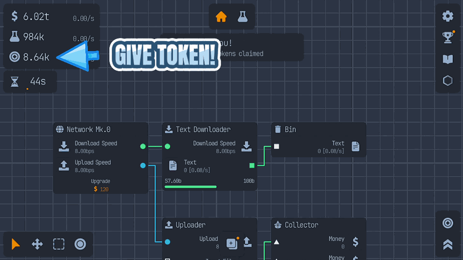 Token Shower